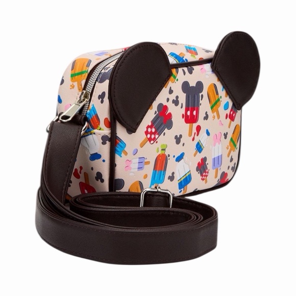 NEW Loungefly Disney Mickey Mouse & Friends Popsicles Crossbody Bag Purse - Picture 3 of 4